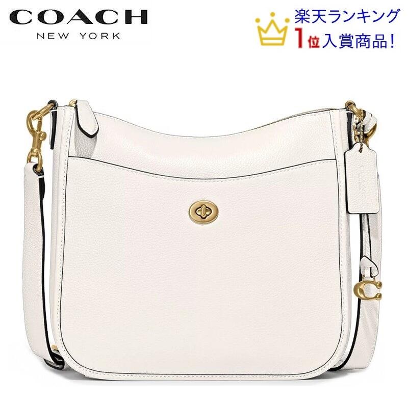 【SALE 残りわずか COACH 新作】コーチ バック 新作 コーチ ショルダーバッグ クロスボディ 斜め掛け レディース ブティックライン COACH シェーズ クロスボディ ポリッシュド ペブルド レザー チョーク 正規品｜KANON STORY