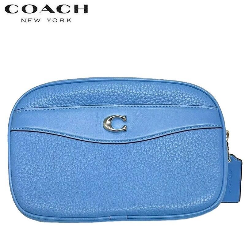【SALE 2024新作 COACH】コーチショルダーバッグ レディース 斜めがけ コーチ COACH バック 新作 斜め掛けバッグ スマホバッグ ブティックライン 2024新作 COACH ソフト ペブル レザー カメラ クロスボデー バッグ プール ブルー 正規品|KANON STORY
