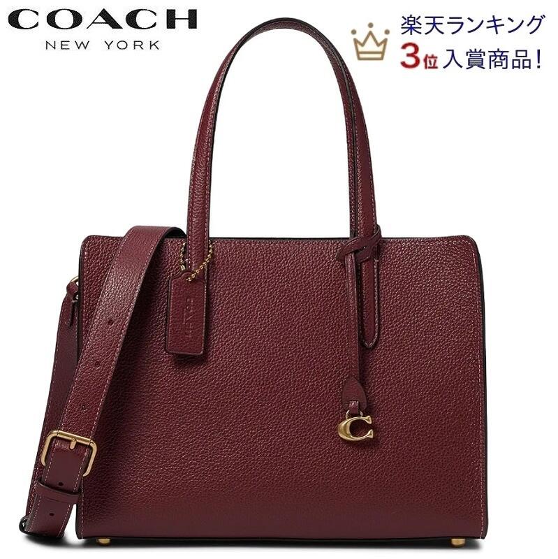 【SALE 新作 COACH】CJ806 コーチショルダーバッグ レディース 斜めがけ コーチ バック 新作 ショルダーバッグ スマホショルダー トートバッグ 2way COACH カーター キャリーオール 28 ワイン 正規品