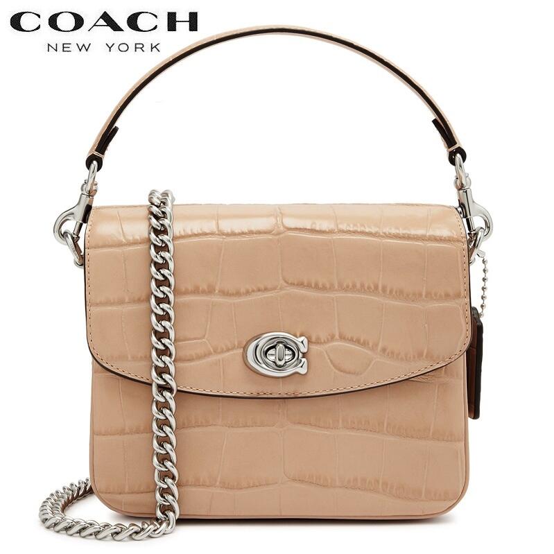 コーチショルダーバッグ レディース 斜めがけ クロスボディ スマホショルダー 新作 コーチ ブティックライン COACH 新作 キャシー クロスボディ 19 クロコダイル レザー バフ 正規品｜KANON STORY