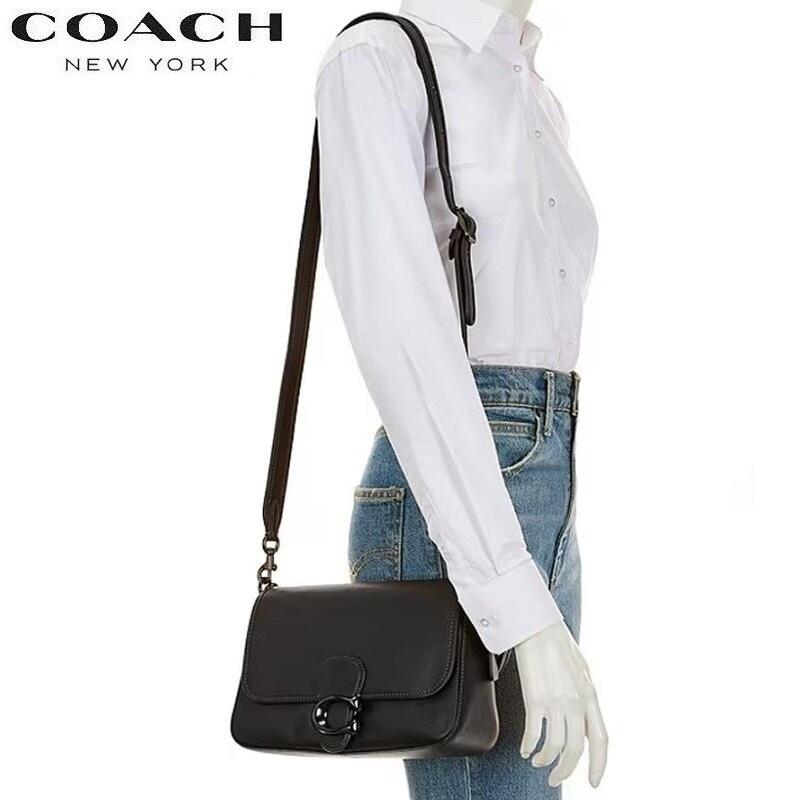 コーチ COACH 2025秋冬新作 2WAY C4823 ショルダーバッグ ブティックライン レディース 新作 ソフト タビー ショルダー バッグ ブラック 正規品 日本未入荷