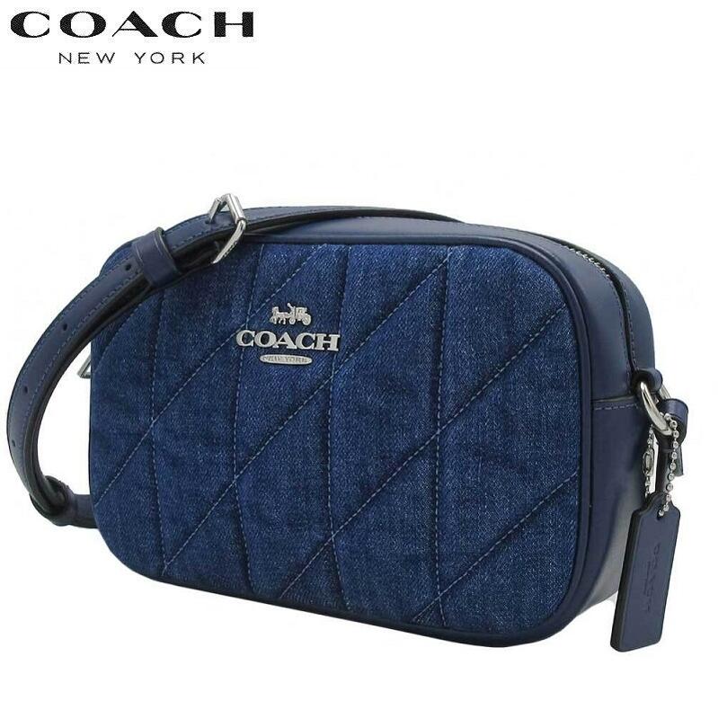 【35%OFF SALE 残りわずか COACH 2025新作】コーチ デニム ショルダーバッグ カメラ バッグ レディース 斜めがけ クロスボディ COACH アウトレット 新作 ミニ ジェイミー カメラ バッグ キルティング デニム 正規品｜KANON STORY