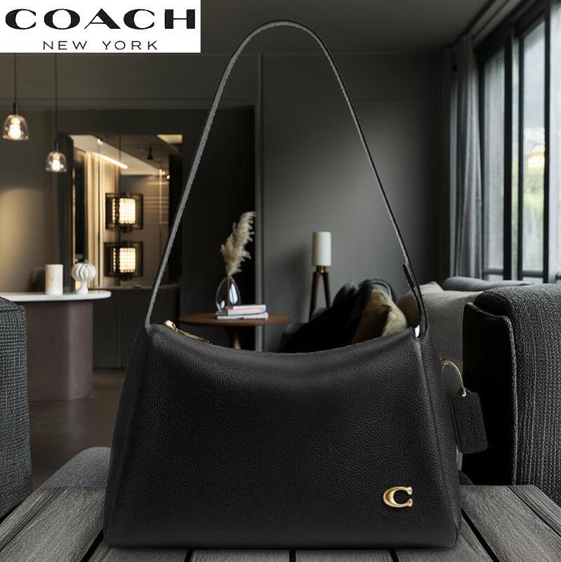 コーチ ショルダーバッグ COACH 新作 CCC45 黒 ブラック ショルダーバッグ ブティックライン レディース 2025秋冬新作 ローラ ペブル レザー ショルダー バッグ ブラック 正規品 日本未入荷