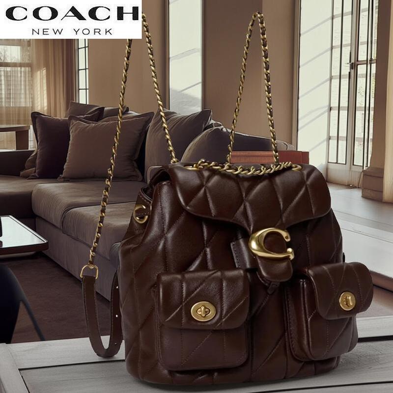 コーチ COACH バッグ CU076 リュックサック バックパック ショルダーバッグ レディース メンズ ブティックライン COACH 2025新作 タビー レザー バックパック キルティング メイプル 正規品
