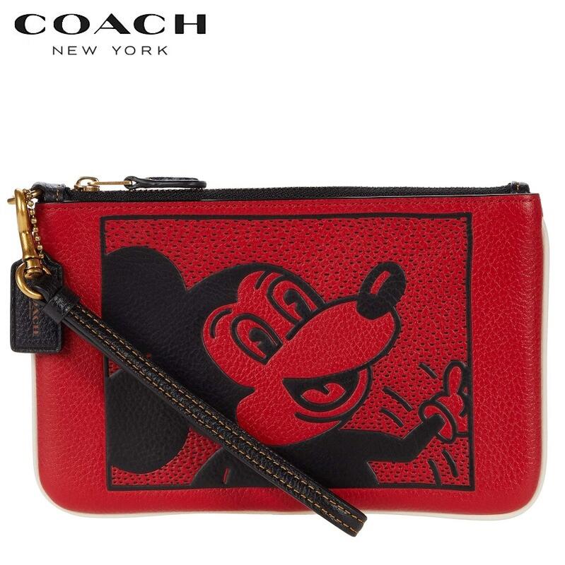 楽天市場 コーチ ディズニー ミッキー マウス X キース ヘリング 21新作 Coach ディズニー ミッキー マウス X キース ヘリング スモール リストレット エレクトリック レッド Kanon Story