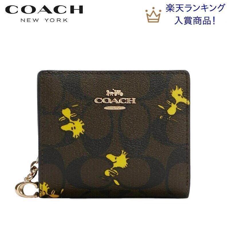 未使用品】 COACH コーチ 二つ折り財布 キャラクター savingssafari.com