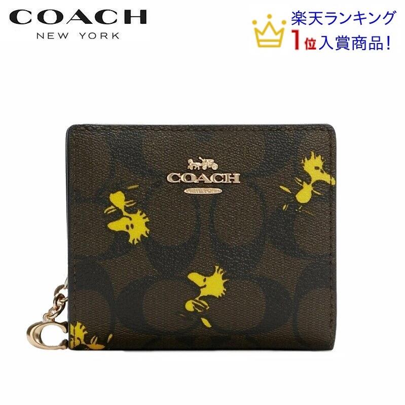 [COACH x PEANUTS] スヌーピー 限定コラボ 二つ折りミニ財布 Amazon | [コーチ] COACH X PEANUTS コーチ x スヌーピー コラボ