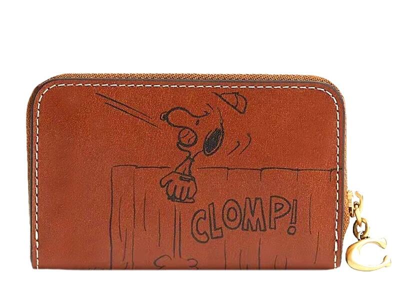 新品　未使用品　COACH コーチ　スヌーピー　コンパクト財布　ラッピング無料 公式】コーチアウトレット | 【COACH X PEANUTS】スナップ