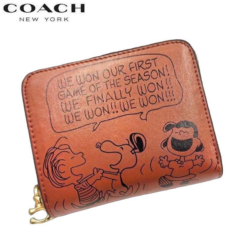 楽天市場】コーチ スヌーピー COACH 小物 財布 二つ折り財布