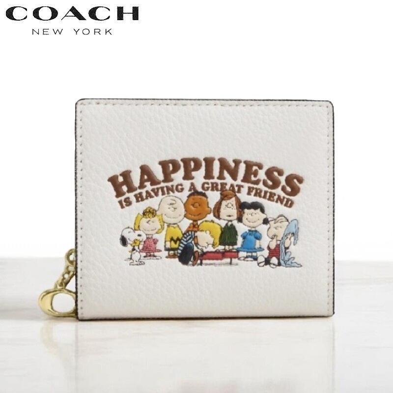 楽天市場】コーチ スヌーピー COACH 小物 財布 二つ折り財布