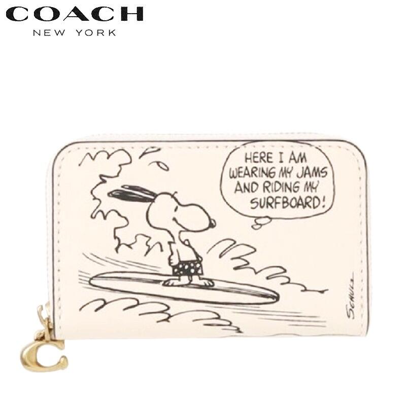 楽天市場】コーチ スヌーピー COACH 小物 財布 二つ折り財布