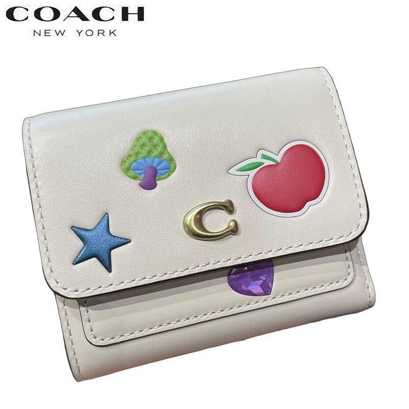 【15%OFF SALE 2025秋冬新作 SALE 取りのこしわずか】コーチ職 COACH 新作 二つ折り紙入れ ミニ紙入れ CCD00 レディース ブチック伝達ルート 2025秋冬新作 COACH ミラ スモール 下げ翼 ウォレット ステッカー 刷り上げる 車輪止め マルチ 置き目品