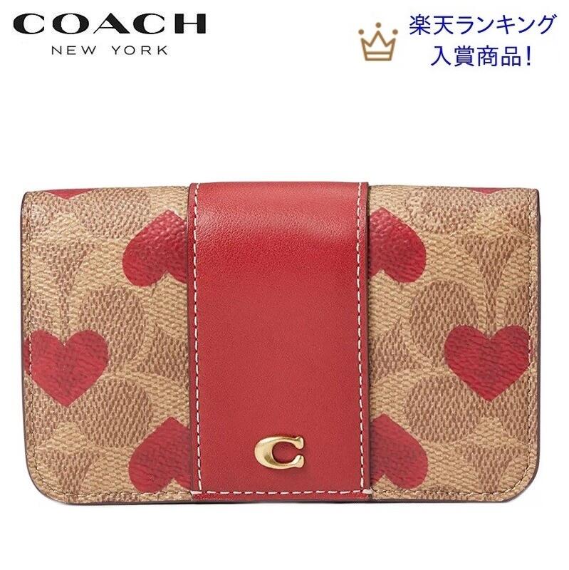 楽天市場】コーチ COACH ミニ財布 二つ折り財布 ハート カードケース 