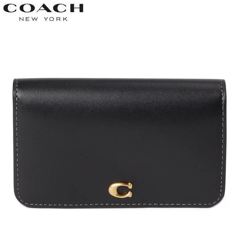 コーチ COACH 財布 新作 CR990 レディース メンズ ブティックライン COACH 2025秋冬新作 エッセンシャル スリム カード ケース ブラック 正規品 日本未入荷