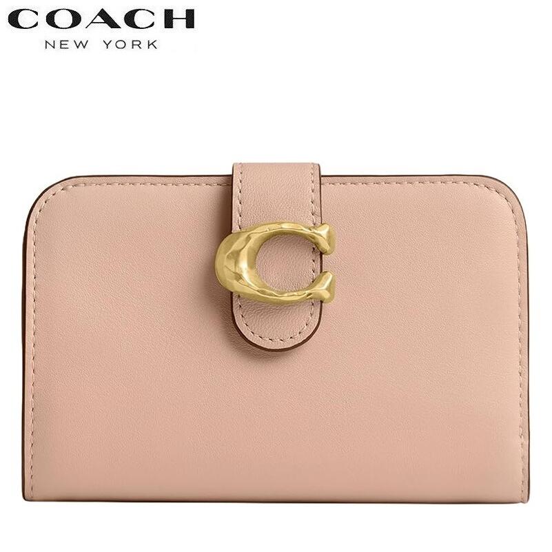 コーチ職 新作 二つ折り紙入れ 歌留多入れもの レディース CCA98 2026新作 COACH タビー なめし革 ウォレット 皮膚軟化剤 定まり品 日本未入荷