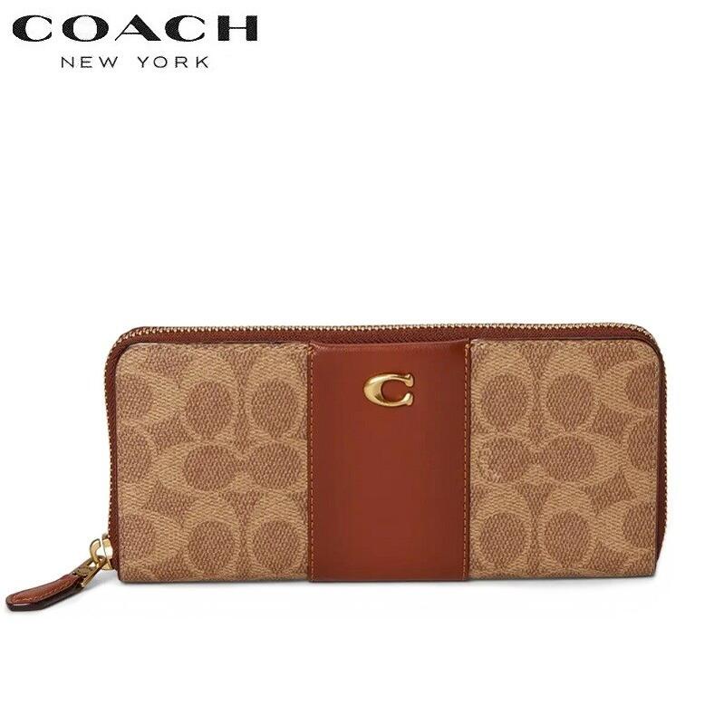 楽天市場】2024新作 コーチ COACH CS031 長財布 ブティックライン レディース メンズ 2024新作 エッセンシャル スリム  アコーディオン ジップ ウォレット シグネチャー キャンバス タン ラスト 正規品 : KANON STORY