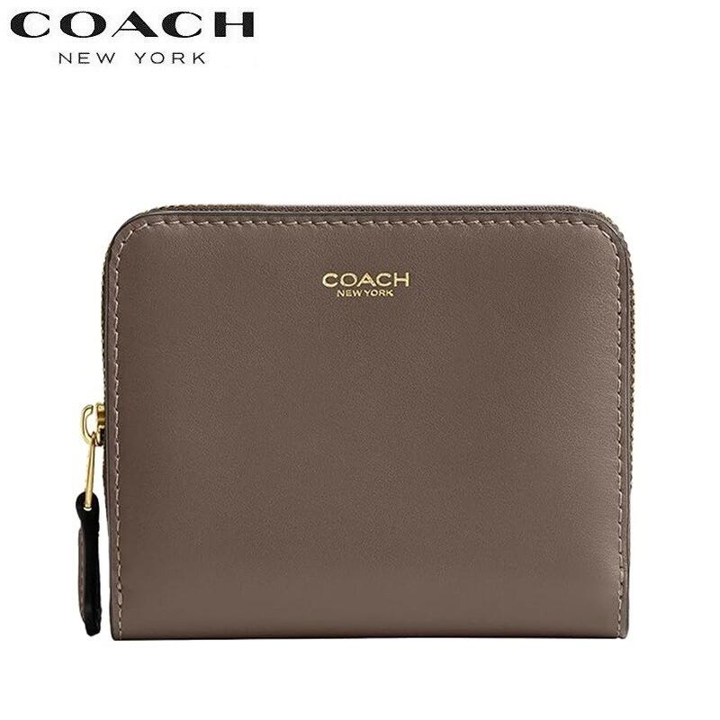 コーチ 財布 二つ折り COACH 新作 CW564 二つ折り財布 レディース ミニ財布 カードケース カード入れ ブティックライン 2026新作 COACH ニューヨーク ビルフォールド レザー ウォレット ダーク ストーン 正規品 日本未入荷