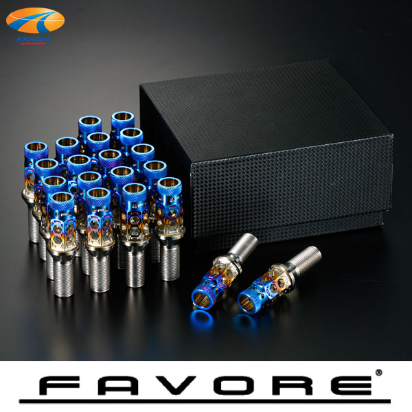 予約スープラ DB82/DB22/DB42ハニカムライトチタンレーシングボルト28mm P1.25 20本FAVORE ファヴォーレ|関西オートパーツ販売 大阪本店