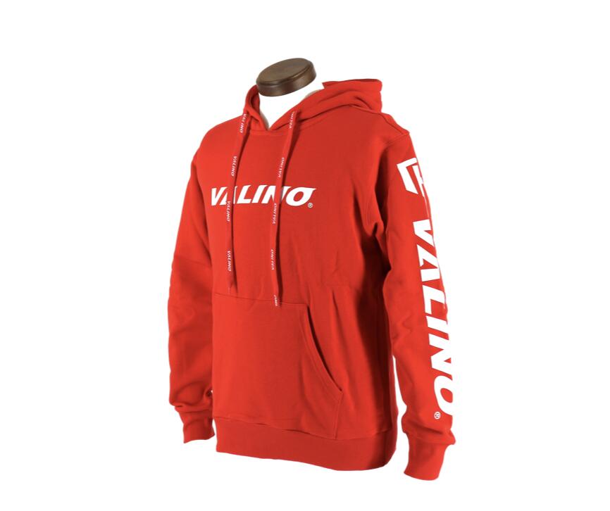 VALINO ヴァリノ プルオーバーパーカー RED S/M/L/XL/2XL 北海道/沖縄/離島不可 VALINOグッズ ヴァリノグッズ 長袖 メンズ レディース 男女兼用 男性 女性 プルオーバー パーカー 服 おしゃれ 赤 レッド