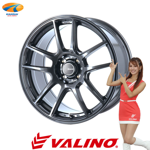 VALINO ヴァリノ Bushou 武将 ×Advanti RACING N820S 車検対応 ホイール 17インチx8.0J 4H 100 67.1φ +35 ダークガンメタ 4本 ロードスター 代引不可