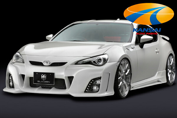 GLANZEN グレンツェン シルクブレイズグレンツェンシリーズ トヨタ86前期 ハチロク フルバンパー3Pセット/LED有りタイプ 未塗装 代引き決済不可 ※送料無料対象外 ショップ、業者への発送は送料半額