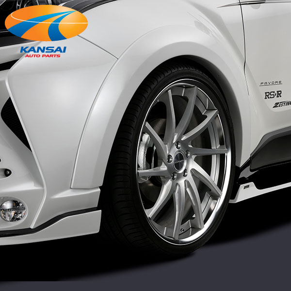 SilkBlazeシルクブレイズ GLANZEN グレンツェン C-HR オーバーフェンダー 未塗装 代引き決済不可 ※送料無料対象外 ショップ、業者への発送は送料半額