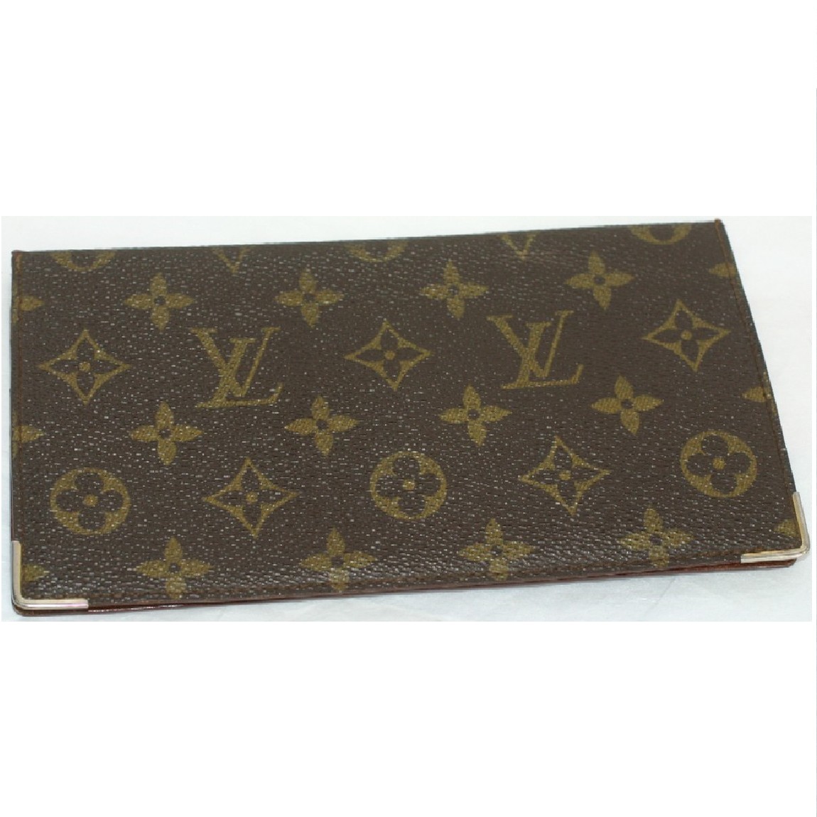 【中古】本物美品L/Vモノグラム柄成人男性用長紙入れ兼預金小切手帳納める能力のあるM62223ポルト・ダブル 大きさW19,5H10,5糎 ○C13-142