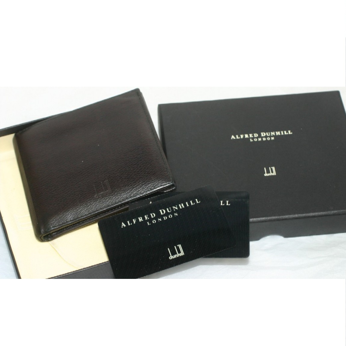 【中古】本物可ダン吸血鬼成人男性用赤銅色色革原材料2つ折り紙入れWG3010A 大きさW10,8H9,5D1,2糎 ○C12-234