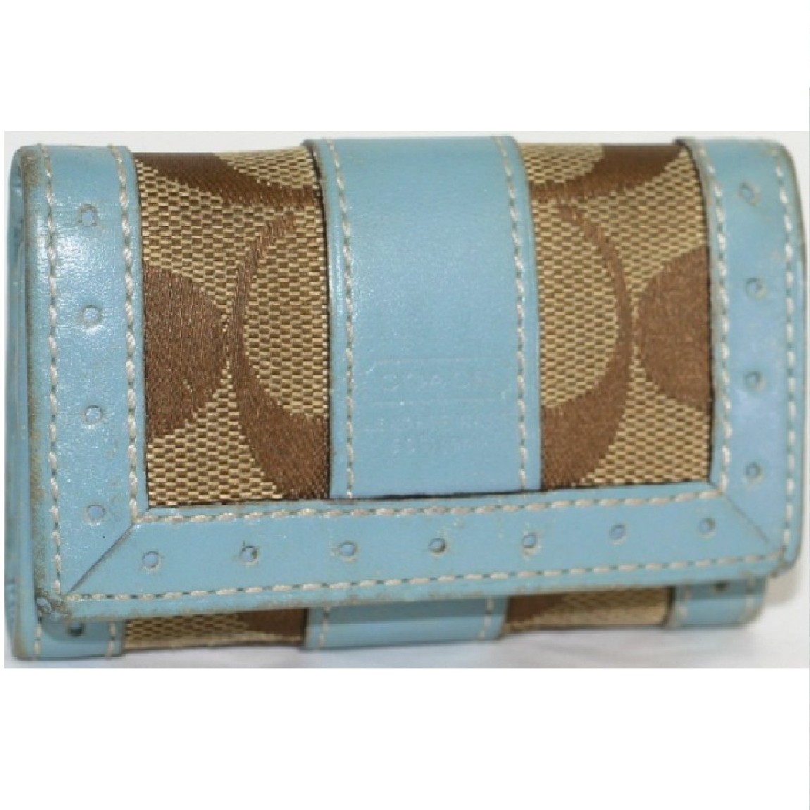 楽天市場】COACH コーチ/PVCシグネチャーLジップキーケース