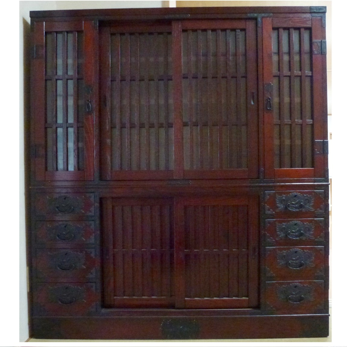 楽天市場】【中古】本物綺麗仙台箪笥の野郎箪笥 サイズW118H87,5D45cm