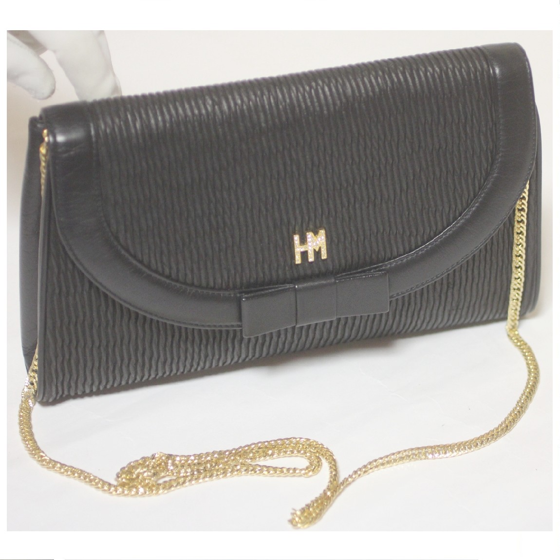 楽天市場】【バッグ】HANAE MORI ハナエ モリ リボン 2WAY クラッチ