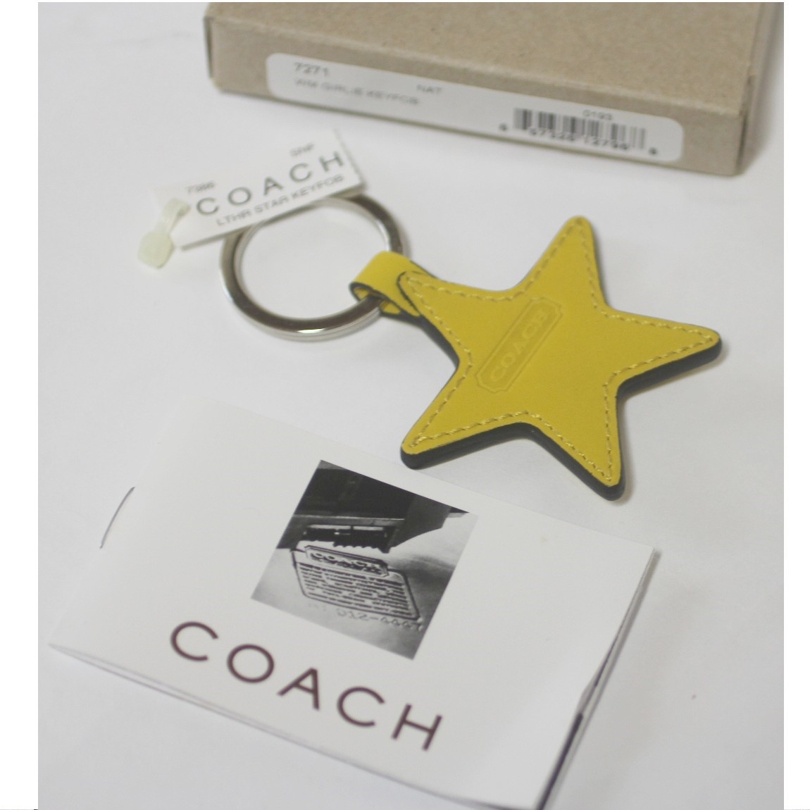 【新品未使用】COACHコーチ★スターモチーフキーホルダー★バッグチャーム★星 11540157.jpg