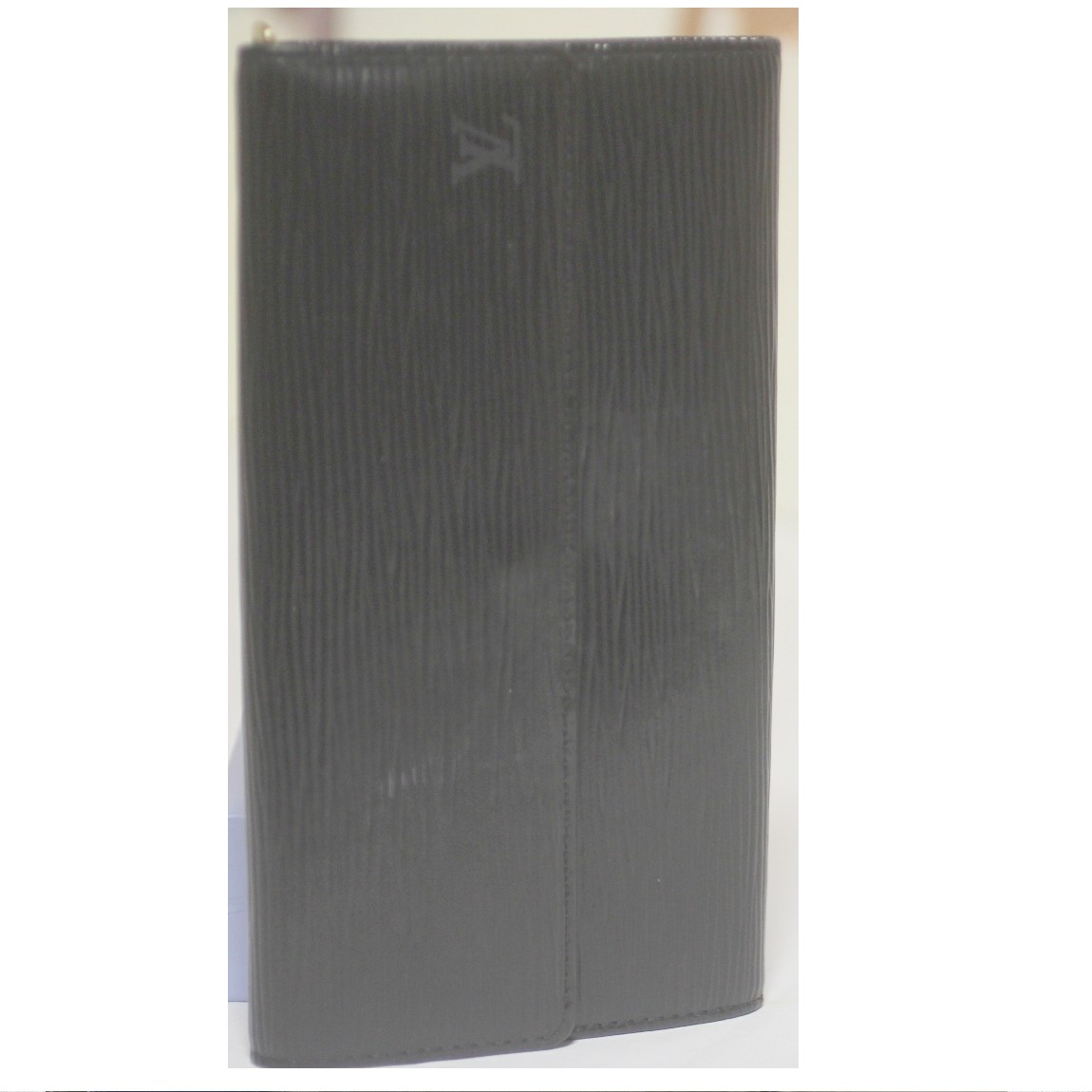 【中古】本物抜群に綺麗L/Vエピの紳士用黒いファスナー付き長財布M63502　サイズW19H10,5cm　〇C18-41 保管場所2-20｜質カラーズ