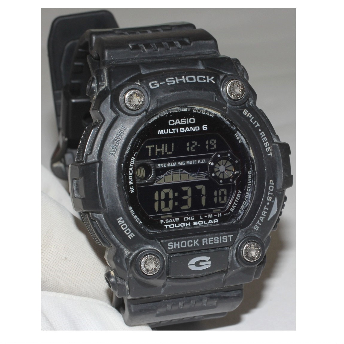 楽天市場】【中古】本物完動美品カシオ紳士用Gショック時計GLS-8900CM