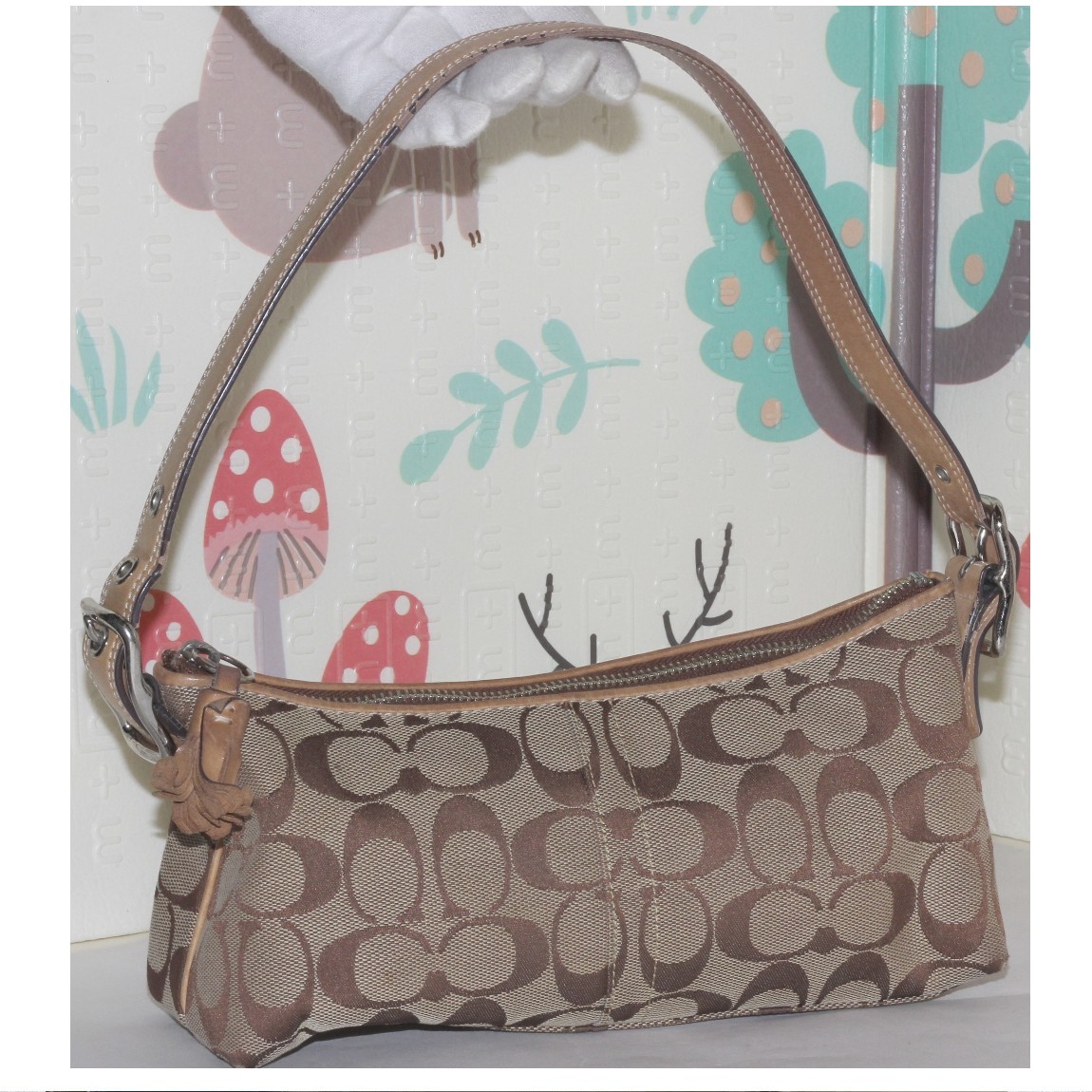 楽天市場】【バッグ】COACH コーチ ガマ口 がま口 ミニハンドバッグ