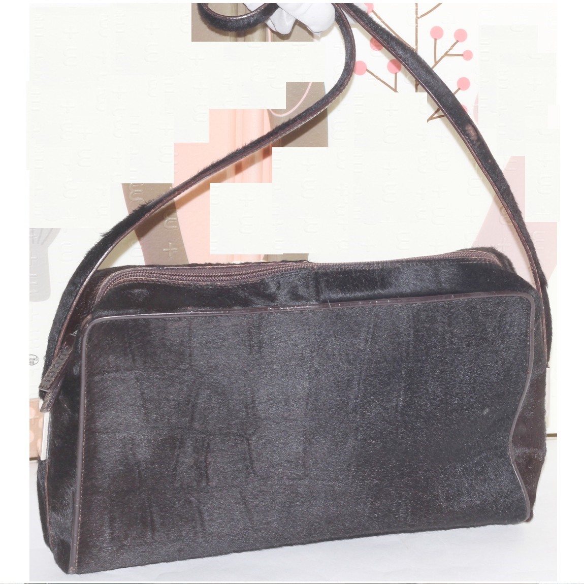 楽天市場】グッチ ヴィンテージ ゼブラ柄 ハラコ ホワイト チェーン