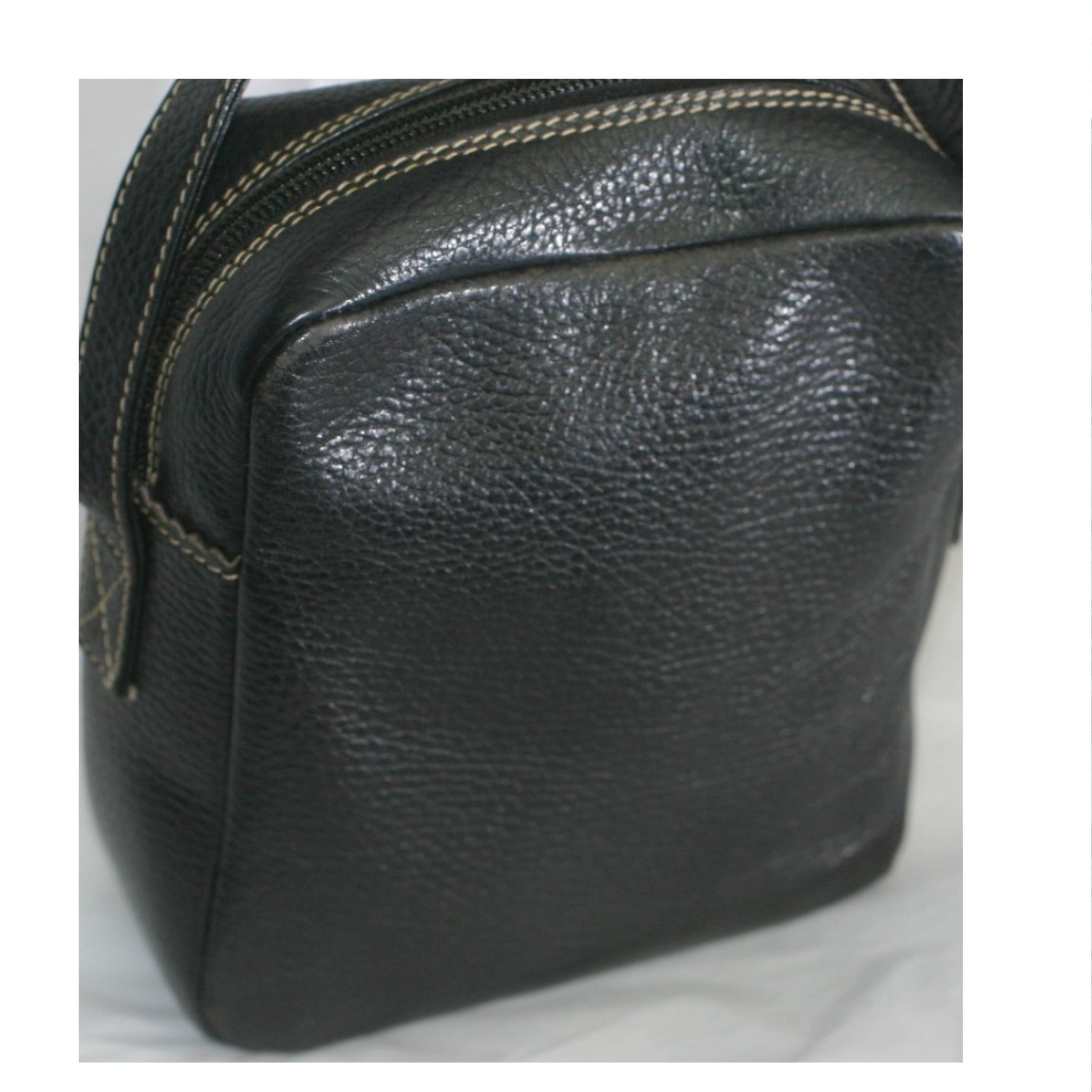 魅了 中古 本物抜群に綺麗パロマピカソ女性用黒いボコボコした革素材の斜めがけ可能なショルダーバッグ サイズw15h17 5d6 6cm 1 質カラーズ 高質で安価 Bluechipyachtsales Com Bluechipyachtsales Com