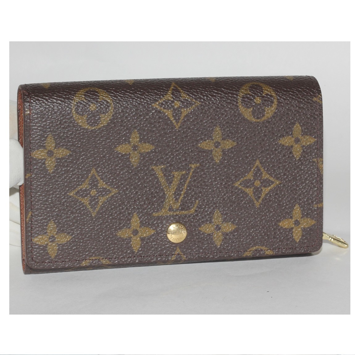 楽天市場】【中古】本物綺麗L/Vモノグラム柄の3つ折り財布M61736ポルト