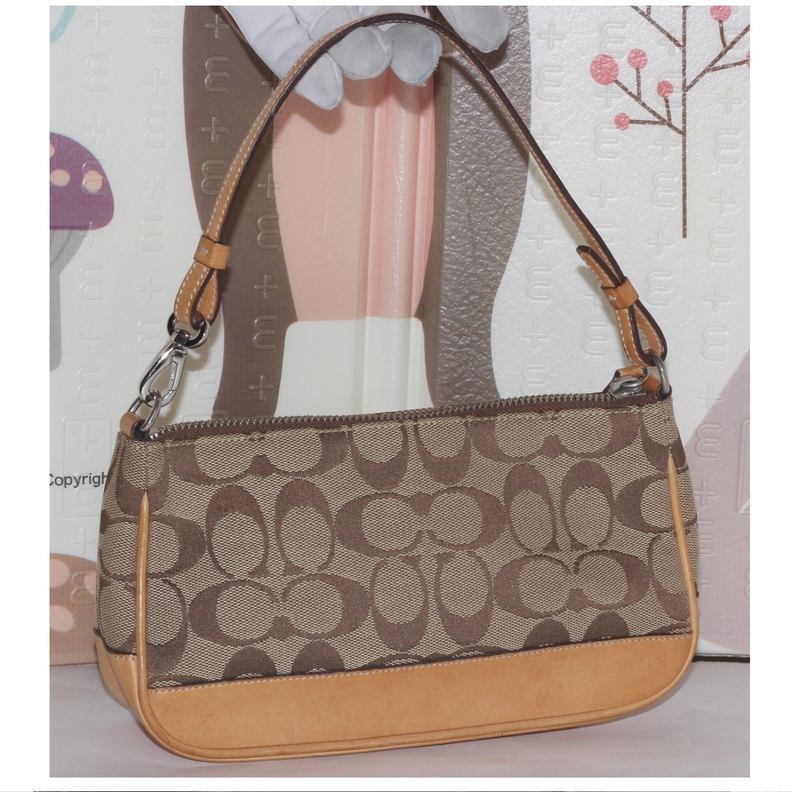 楽天市場】COACH(コーチ） チェーン アクセサリーポーチ 53077