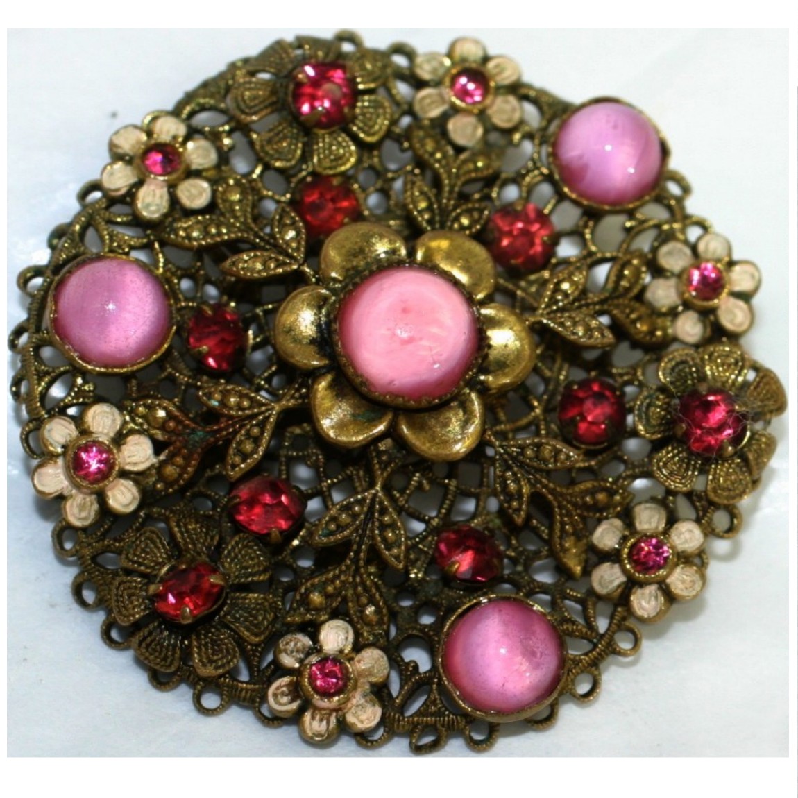 楽天市場】千こ里花 【ちこりか】 ブローチ K18 パール 木の葉