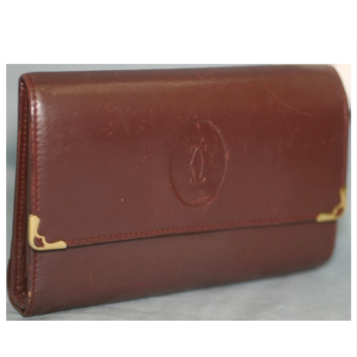 楽天市場】【中古】 Cartier/カルティエ 三つ折り財布 がま口