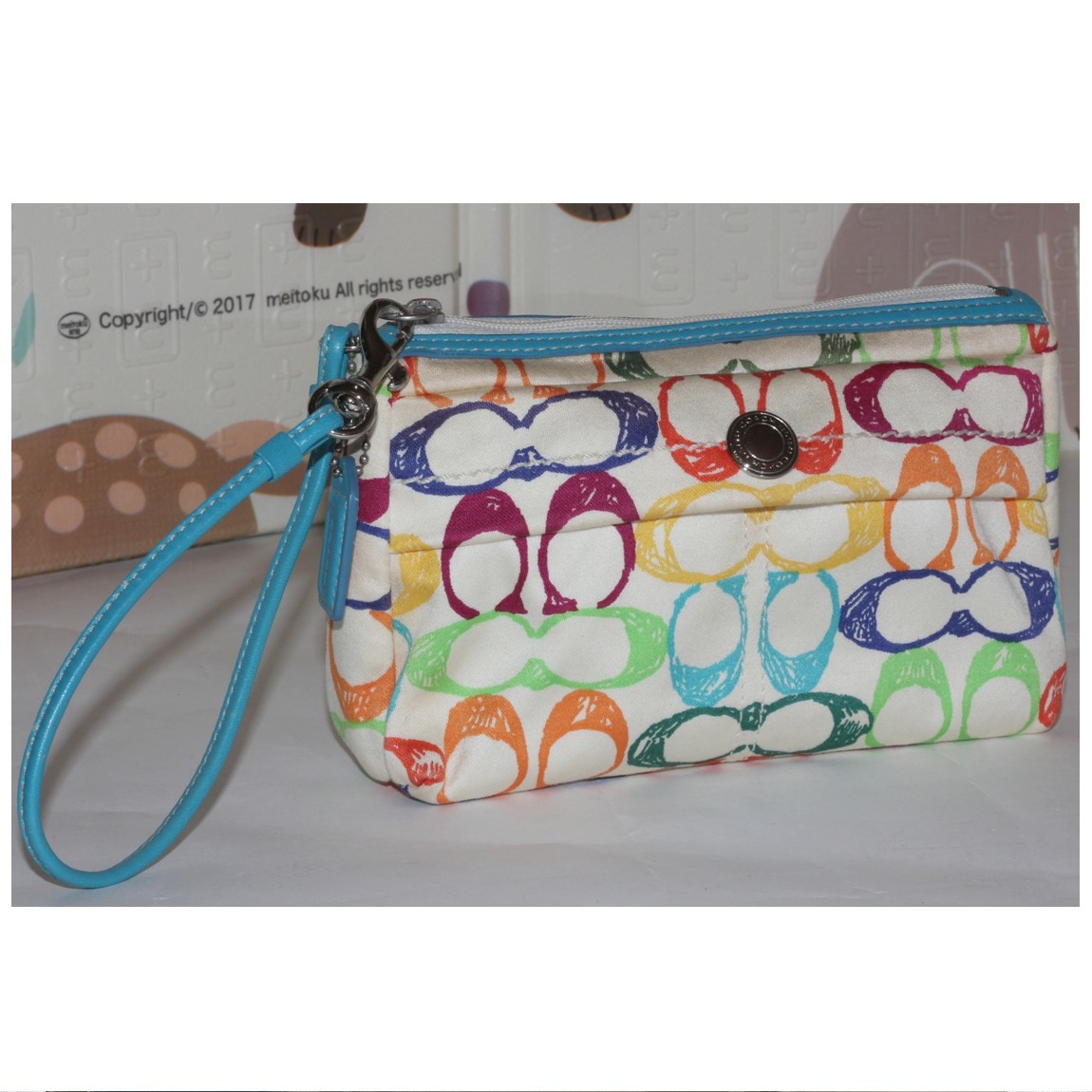 楽天市場】【バッグ】COACH コーチ ガマ口 がま口 ミニハンドバッグ