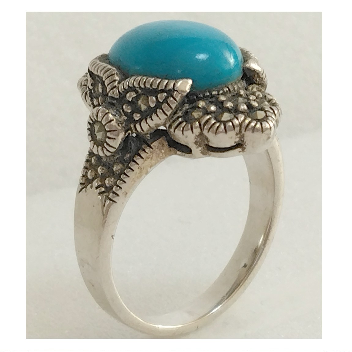 楽天市場】【緑屋質屋】福原佐智 ターコイズ・マルチリング ダイヤ入り