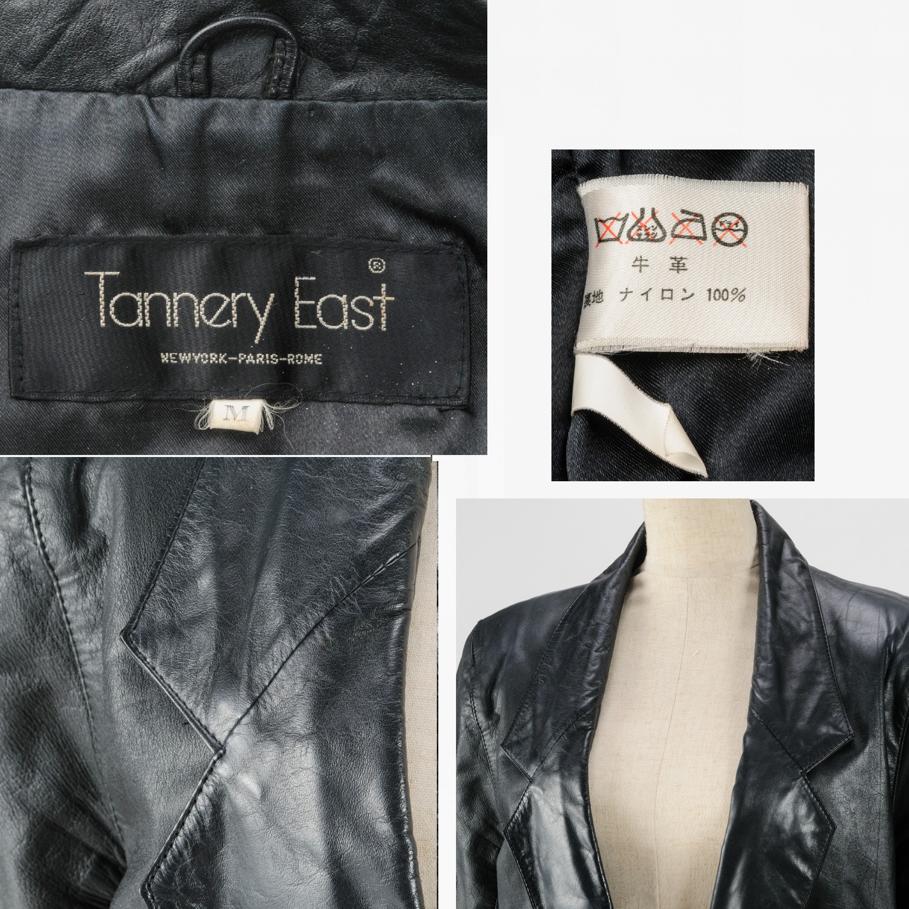 日本最大級 中古 本物綺麗tannery Eastの黒いレザージャケット 表記サイズm 着丈67 肩幅42 身幅50 袖丈54cm D15 44 1 2 1 質カラーズ 人気ブランドを Www Demetria Com Uy