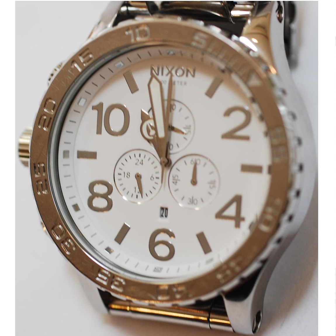 【中古】本物完動品ニクソンのクロノの大きい時計THE 51-30 1ヶ月保障付 ○A15-53|質カラーズ