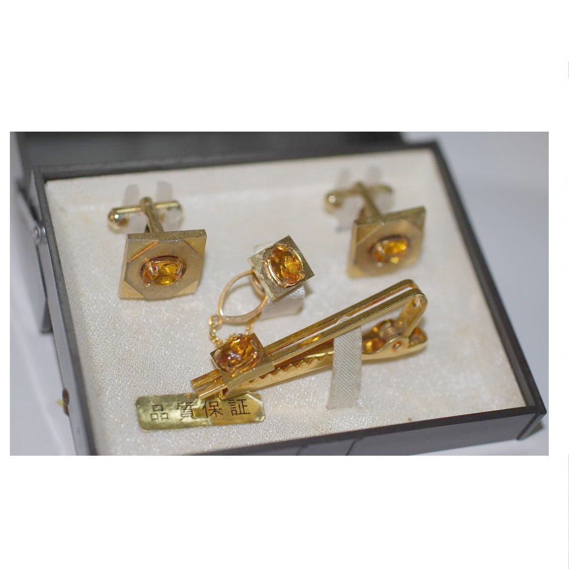 楽天市場】【中古】本物可サンイーグル紳士用シルバーカラーのカフス