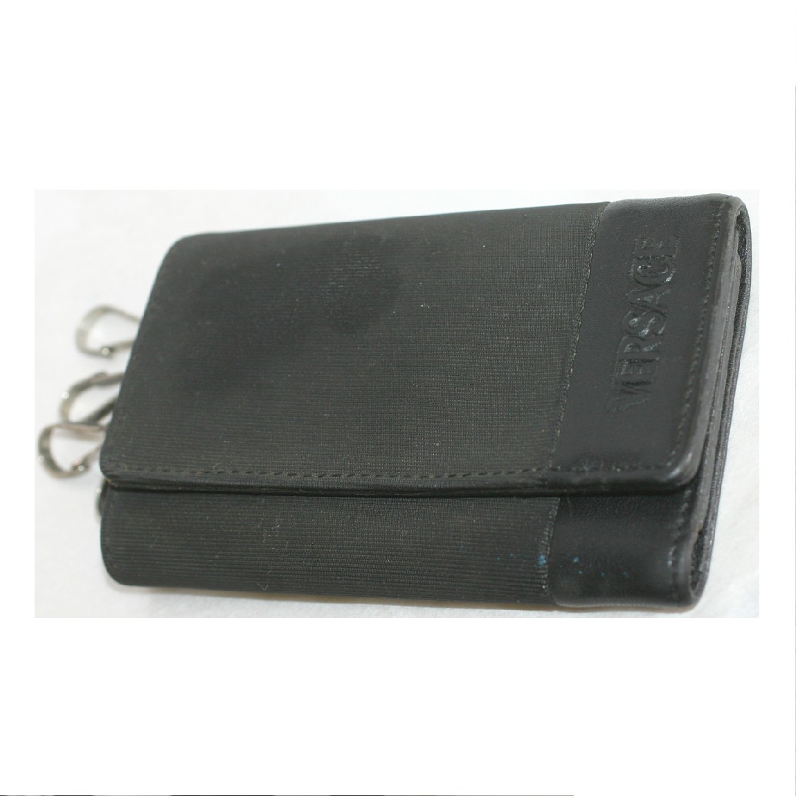 【極美品】ヴェルサーチ　6連キーケース　メデューサ　レザー　ブラック ✨超希少 極美品✨ ジャンニヴェルサーチ キーケース 6連 メデューサ