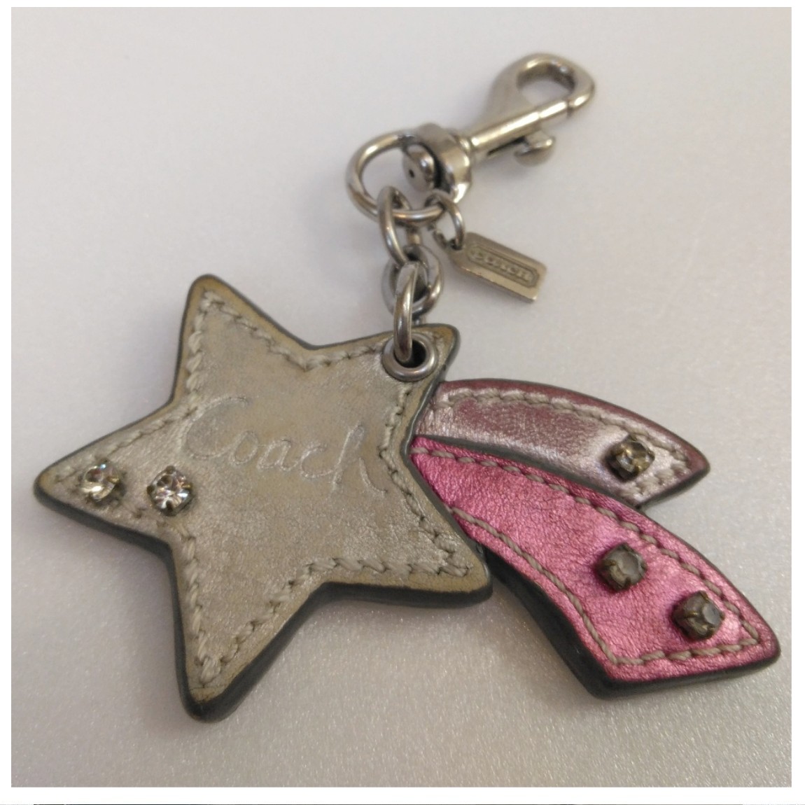 楽天市場】【未使用品】COACH コーチ スター 星 流れ星 キーホルダー
