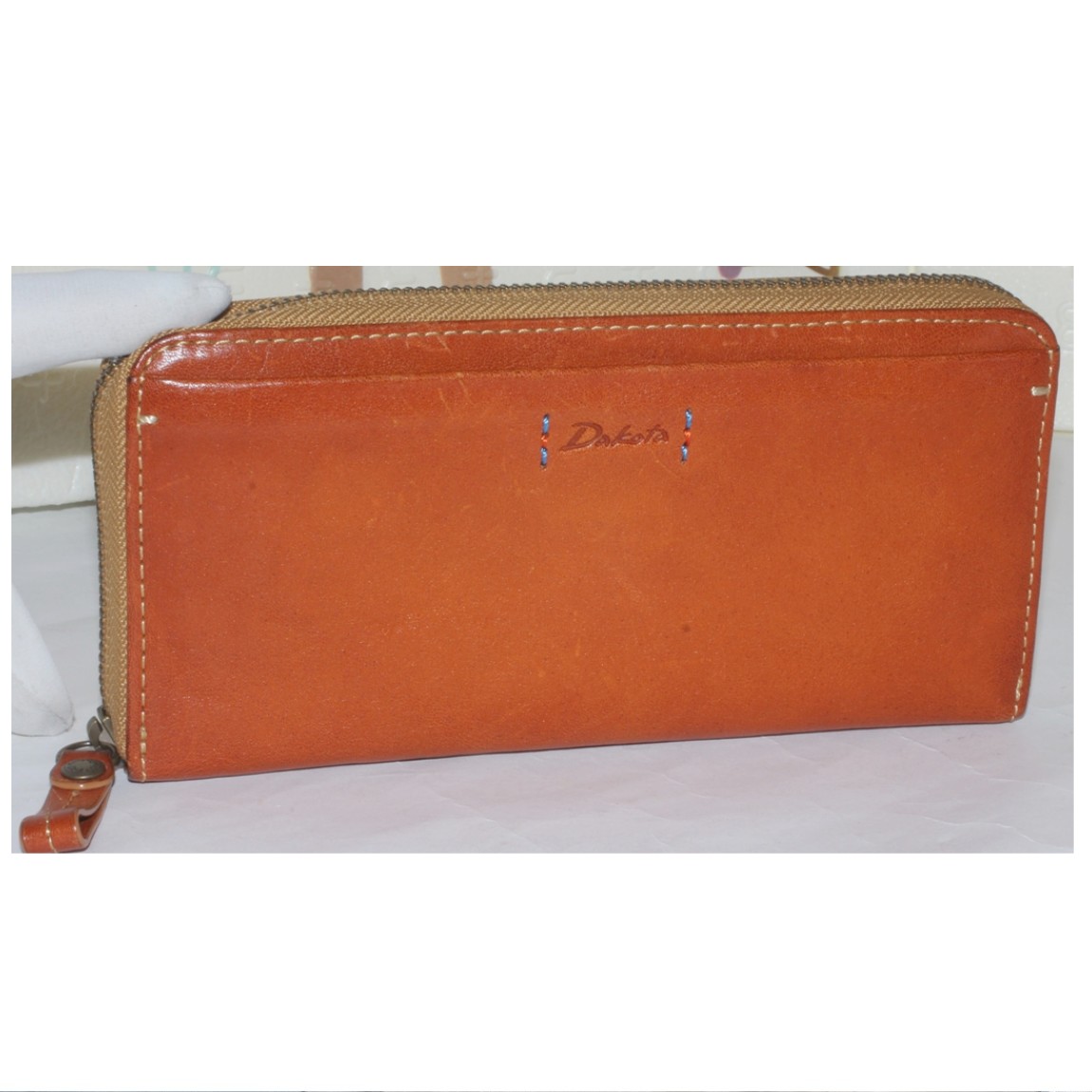 Dakota(ダコタ) 長財布 - ブラウン 型押し加工 レザー