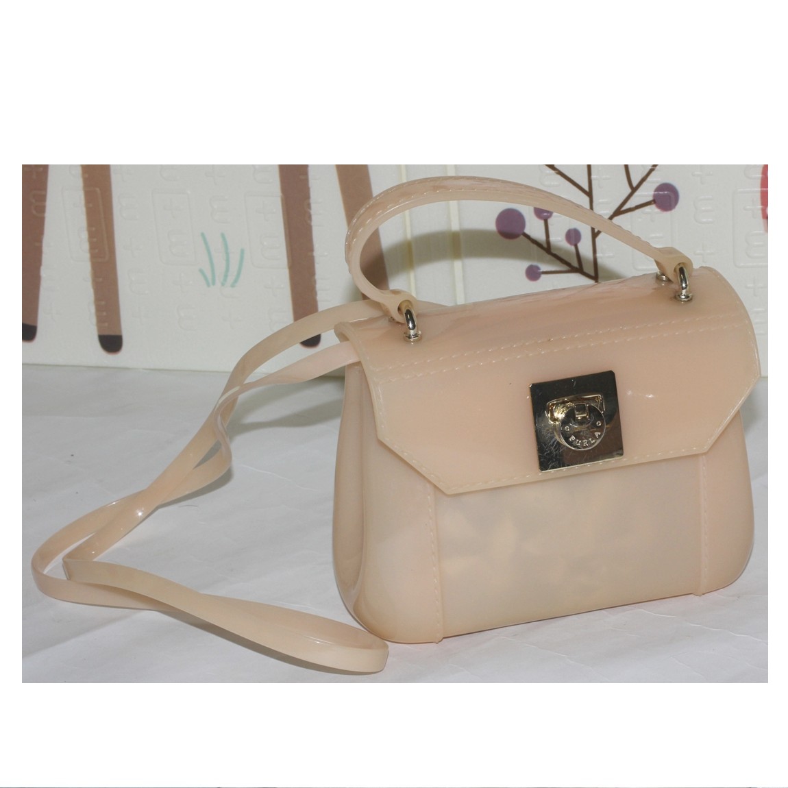 楽天市場】FURLA フルラ キャンディバッグ クロコ型押し